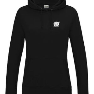 Hoodie JustHoods Ladies‘ BLACK – GS Oberfell